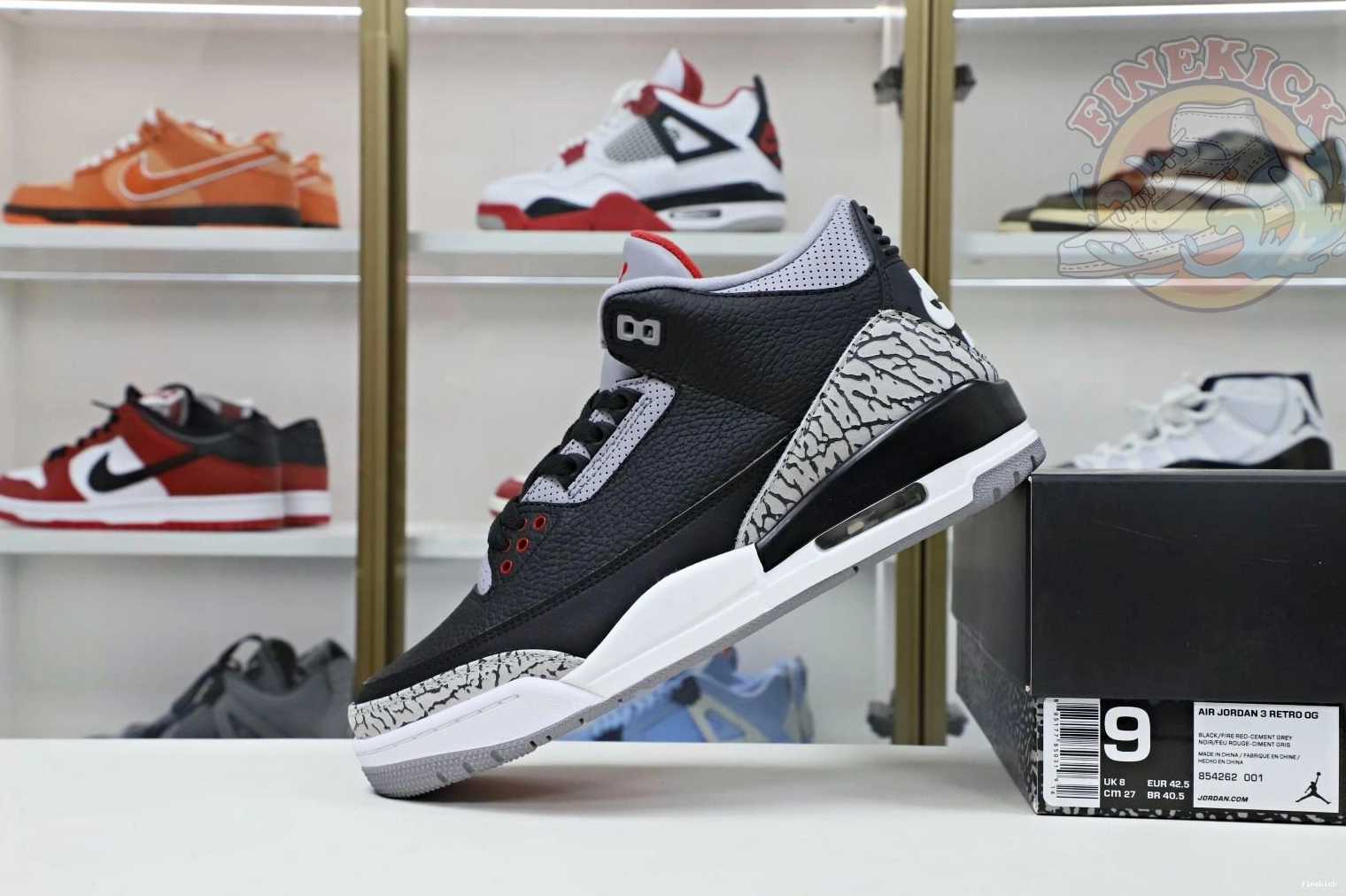 Jordan Jordan retro  Air 3 2018（854262-001） blackcement 0210